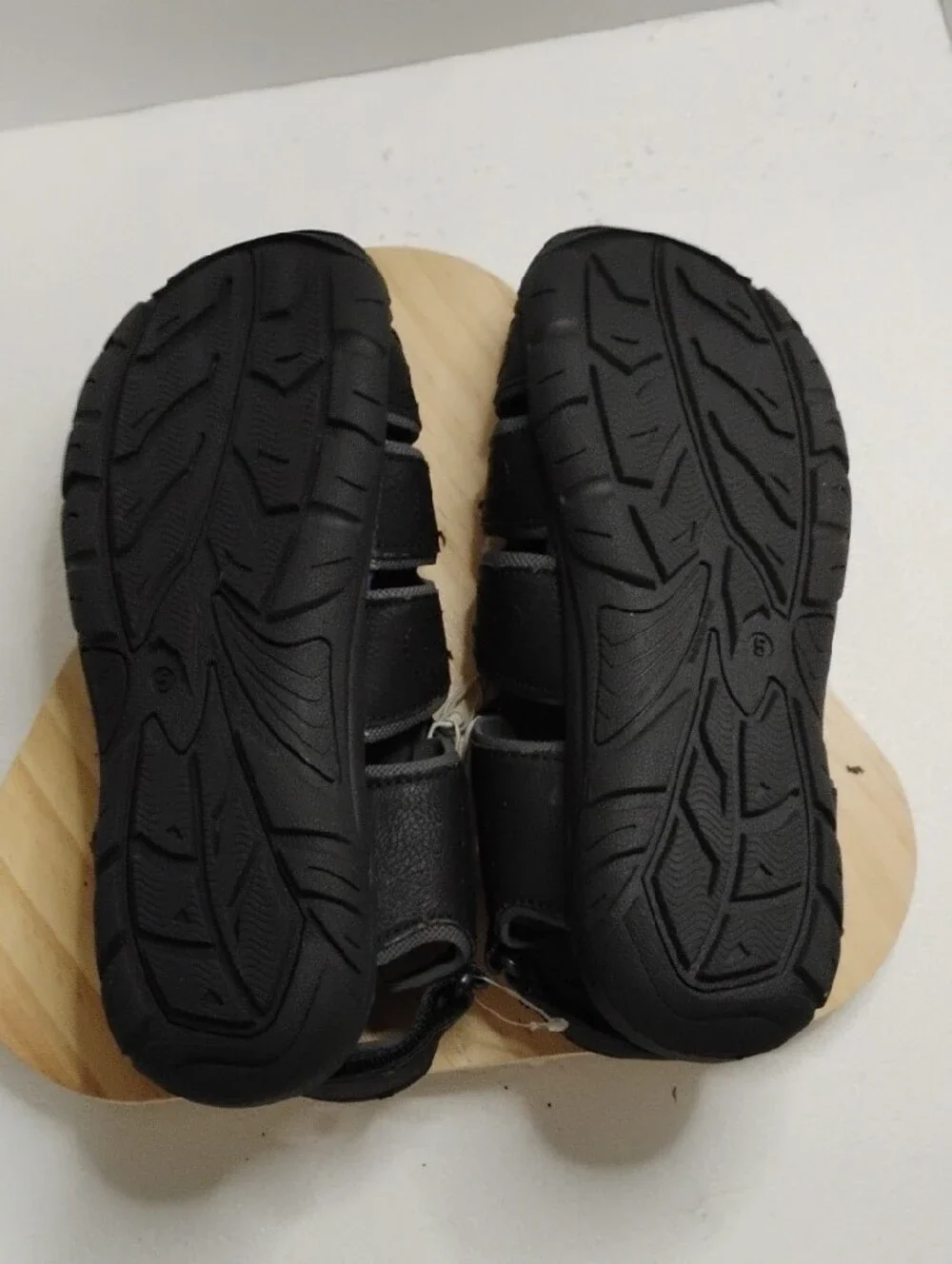 Cherokee Black and Blue Closed-Toe Kids Sandals